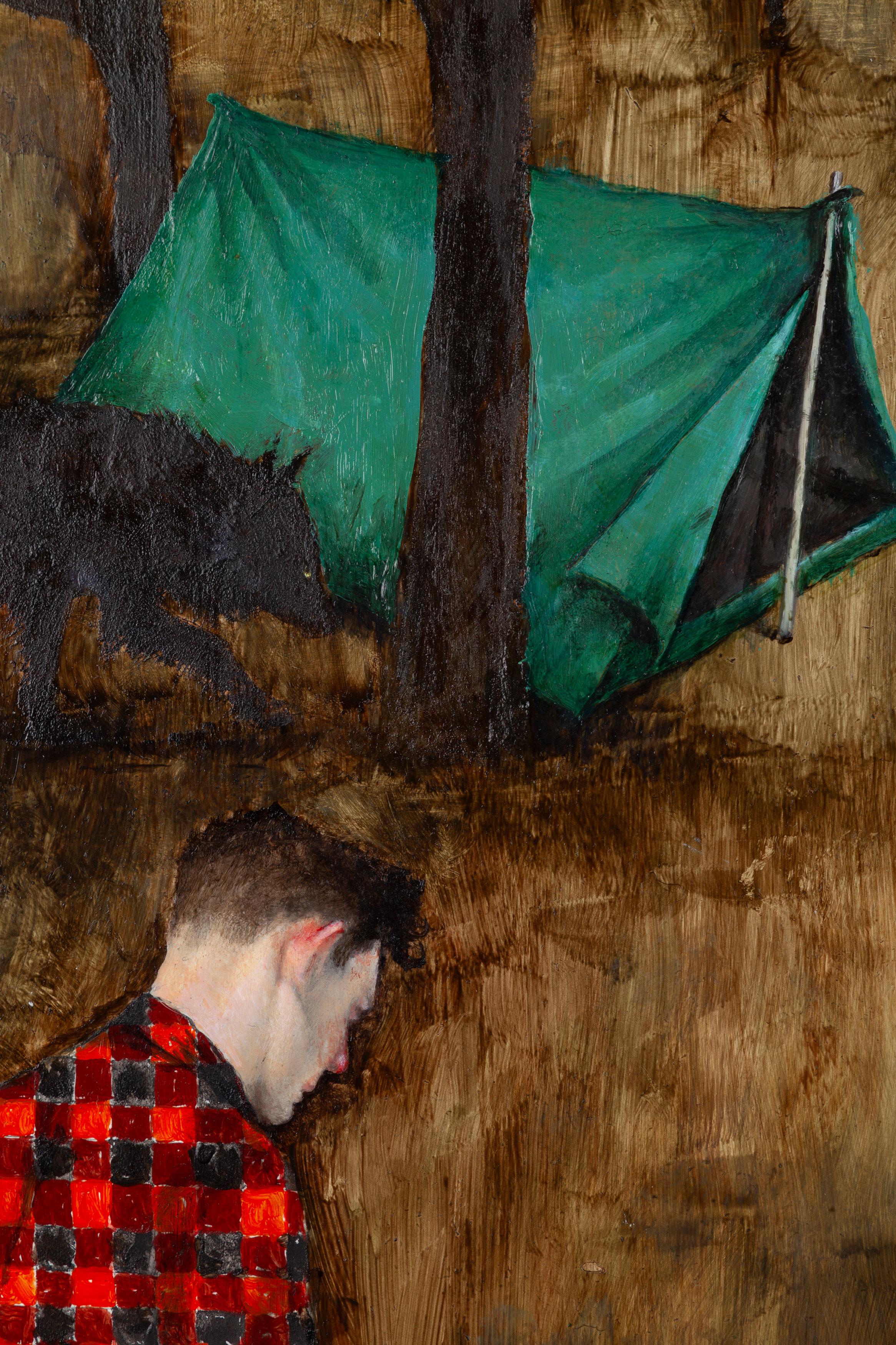 Joel Sager (1980) was born in Saint Joseph, Missouri, the son of a minister and a stay-at-home mother who fostered from an early age his love of drawing and painting. It was under the mentorship of prominent American illustrator Mark English that he
