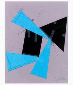 Joel Shapiro, grabado del escultor minimalista, firmado a mano/N c/procedencia, Enmarcado