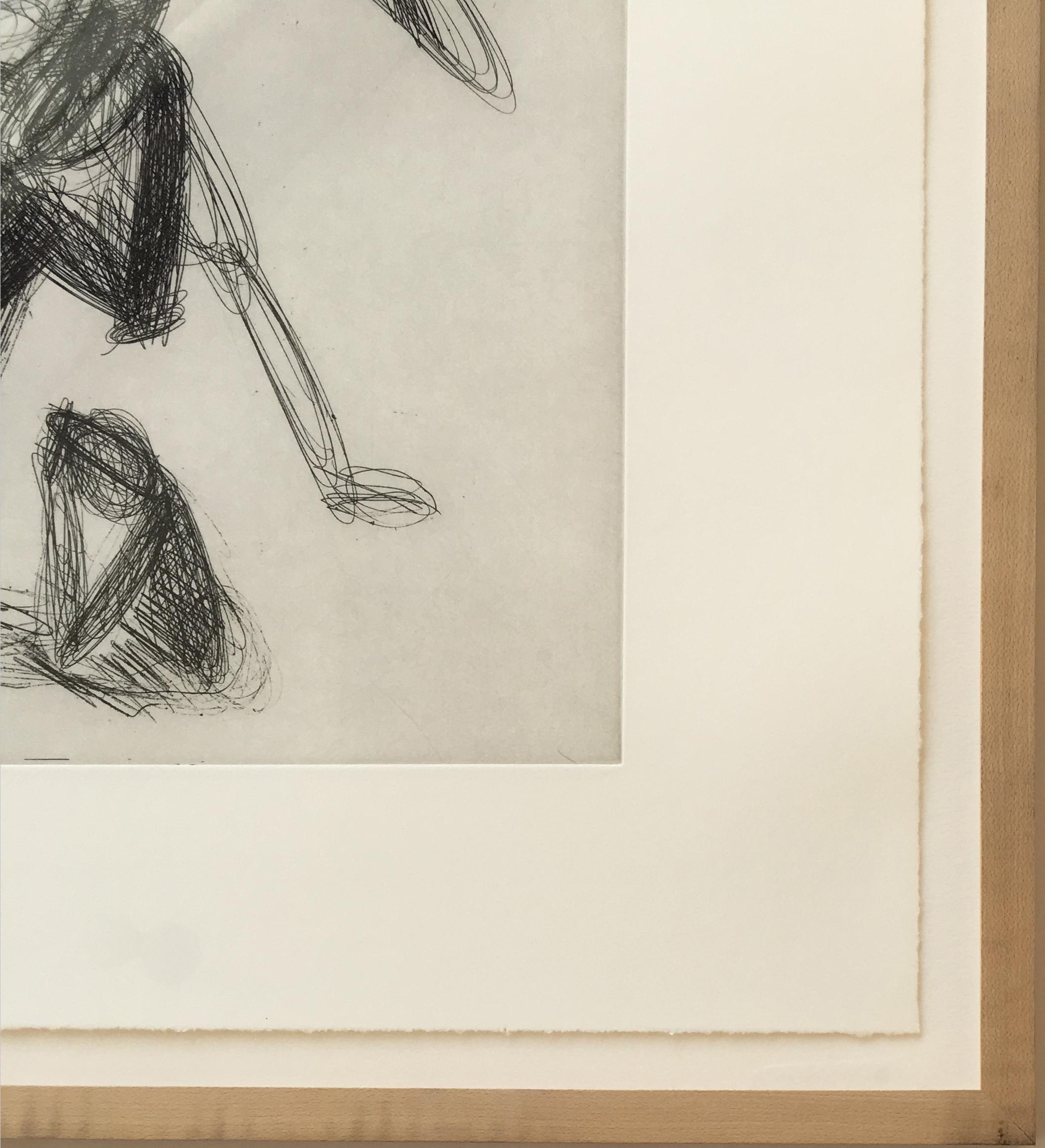 Joel Shapiro
Untitled, 1995
Hardground etching
12 x 13 3/4 inches (image)
18 x 19 inches (sheet)
20 x 21 inches (frame)
Edition 5 of 30
Signed