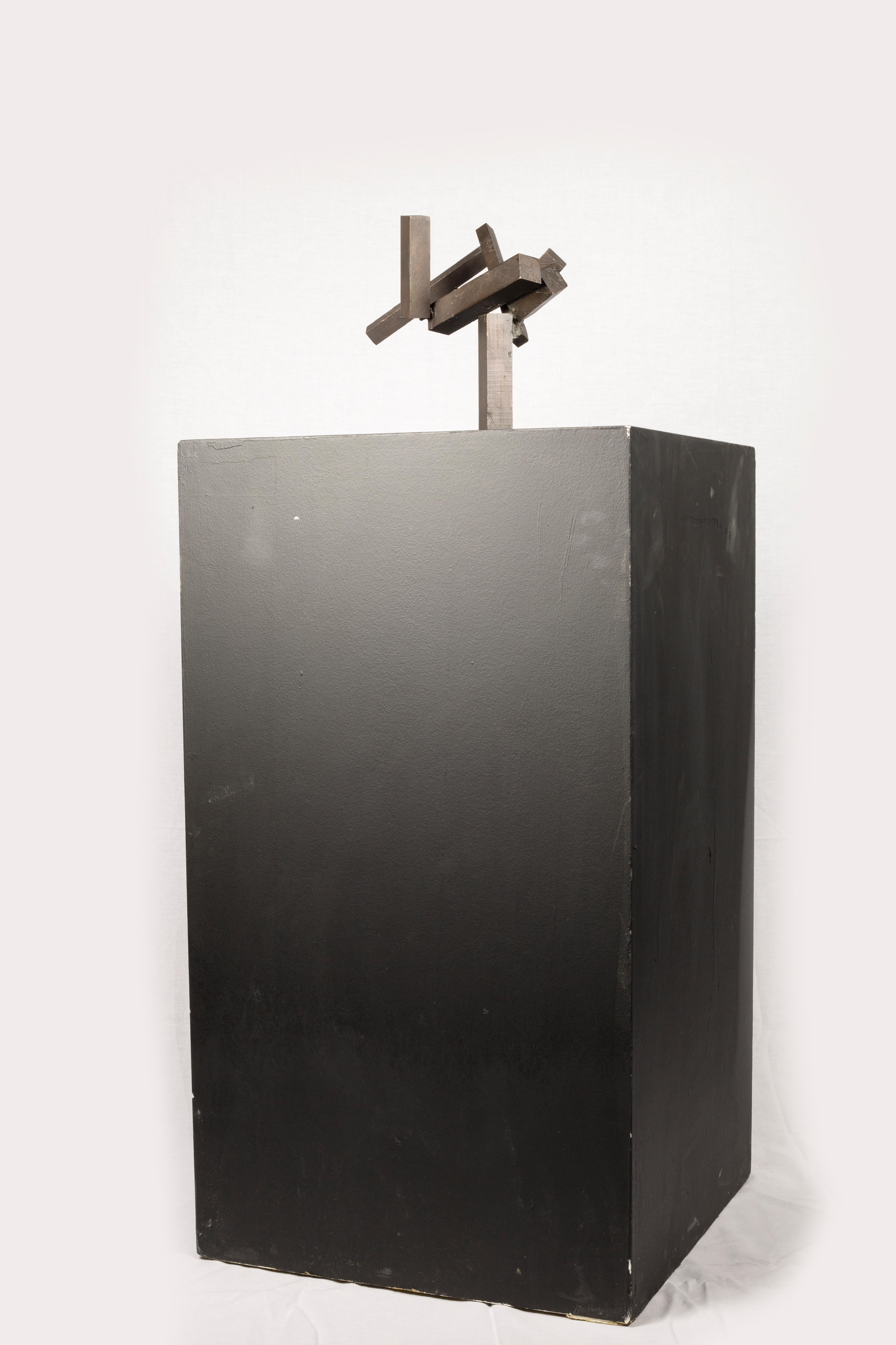 Joel Shapiro Untitled  (2001 - 2005) Bronze. The provenance is the Pace Gallery.