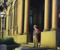 Das Rendezvous -Original-Impressionismus figurative Ölmalerei-zeitgenössische Kunst