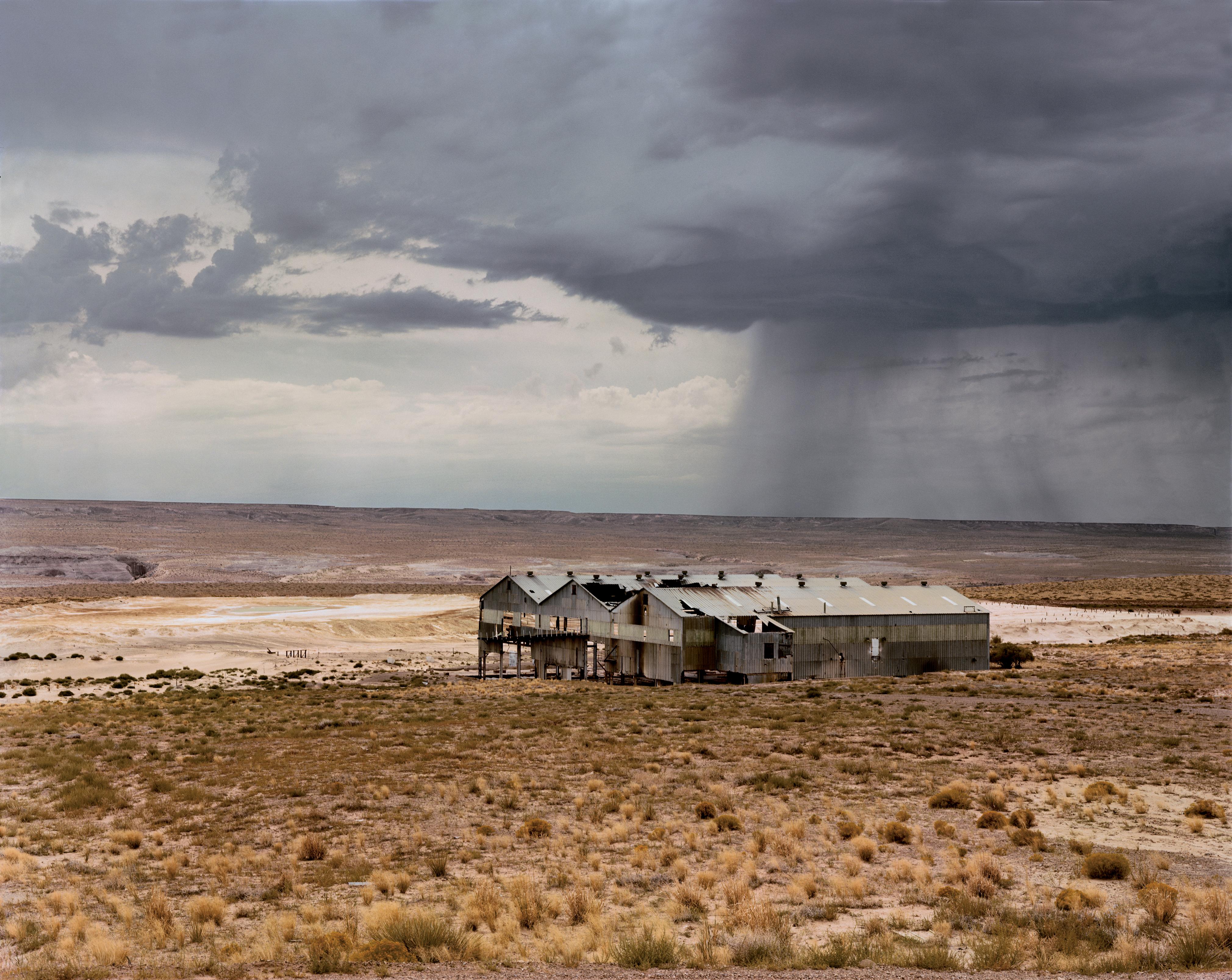 Abandoned Uranium Refinery, near Tuba City, Navajo Nation, August 1982  - Photograph by Joel Sternfeld