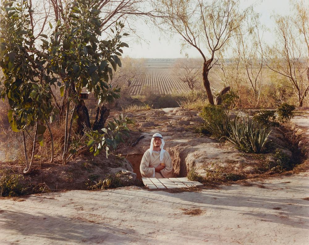 Member of the Christ Family Religious Sect, Hidlago County, Texas, January 1983 - Photograph by Joel Sternfeld