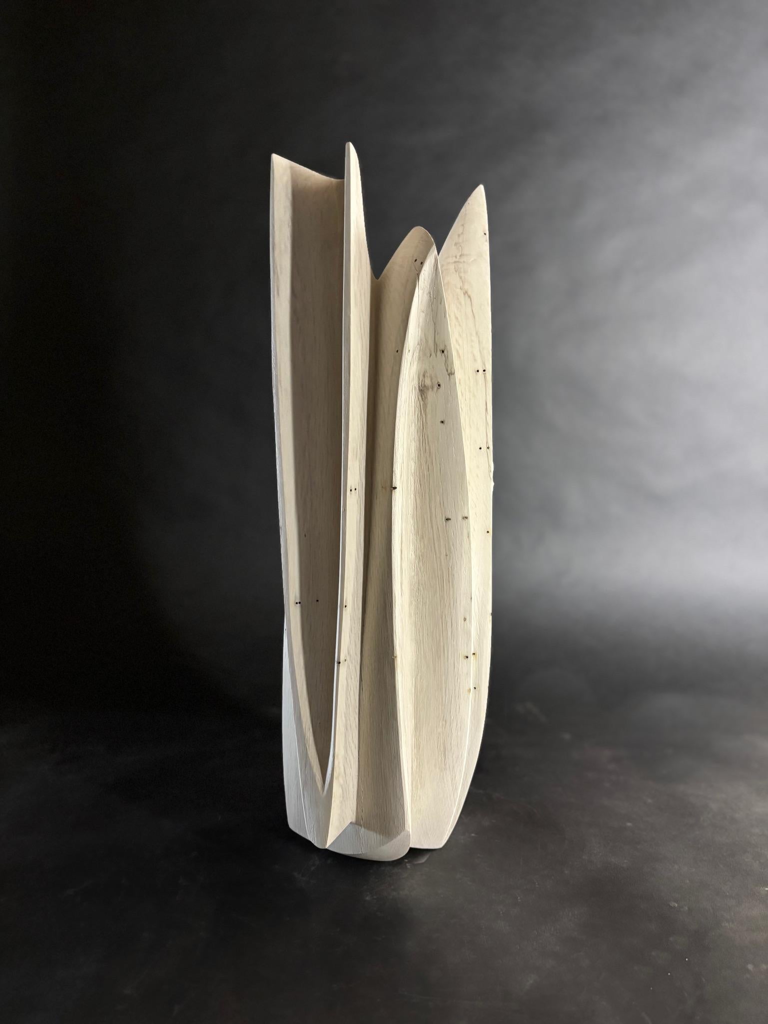 Milieu : chêne

En tant qu'artiste, je m'efforce de créer des sculptures élégantes qui capturent la véritable essence du sujet. La forme, la ligne et la surface sont utilisées comme langage visuel. La figure est abstraite en une forme minimaliste,