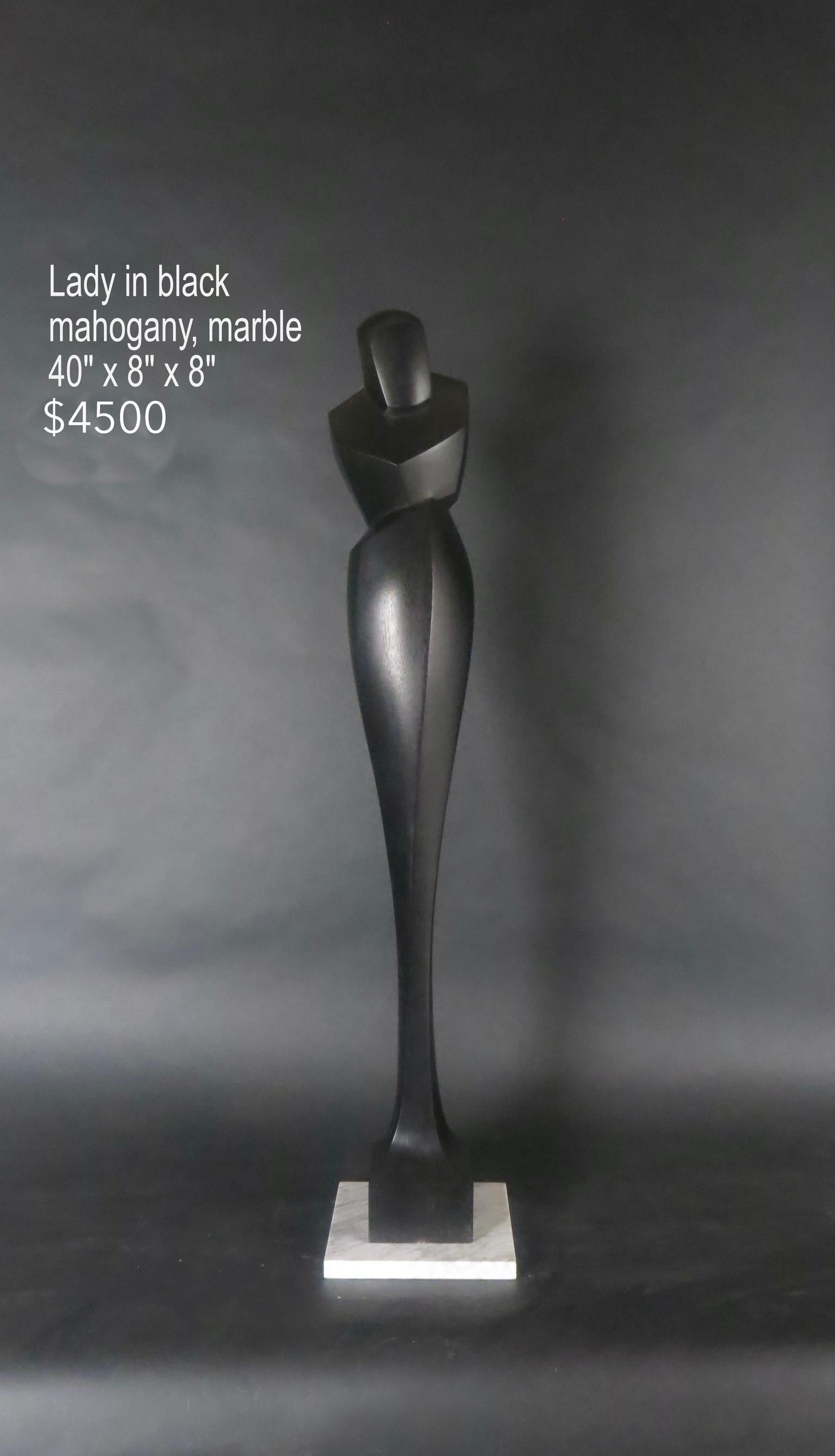 Joel Urruty - Signora in nero, scultura 2025 in vendita 1