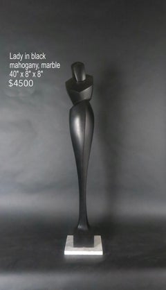 Joel Urruty - Signora in nero, scultura 2025