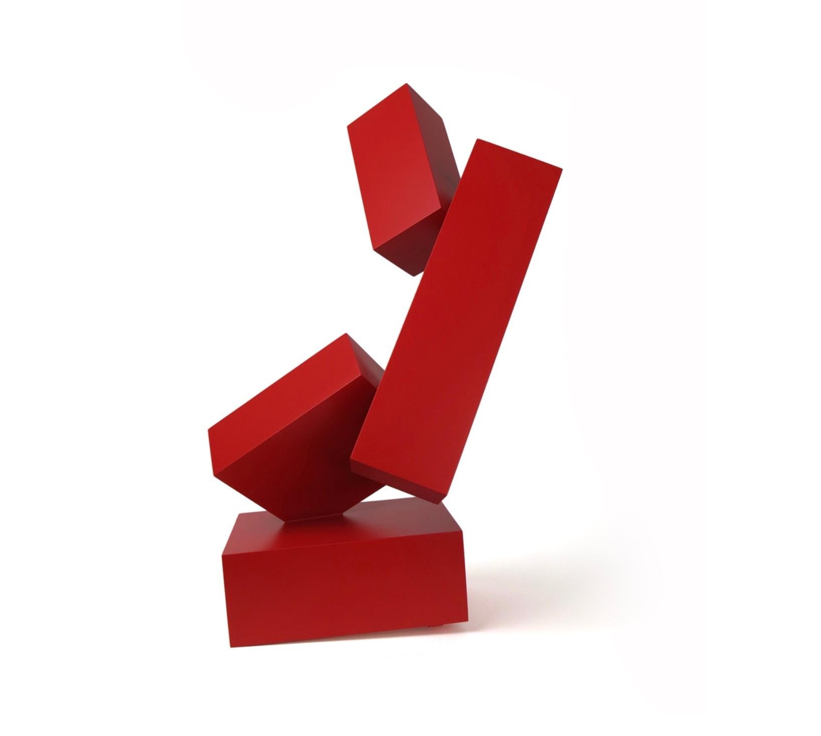 Joel Urruty – Rouge, Skulptur im Angebot 1