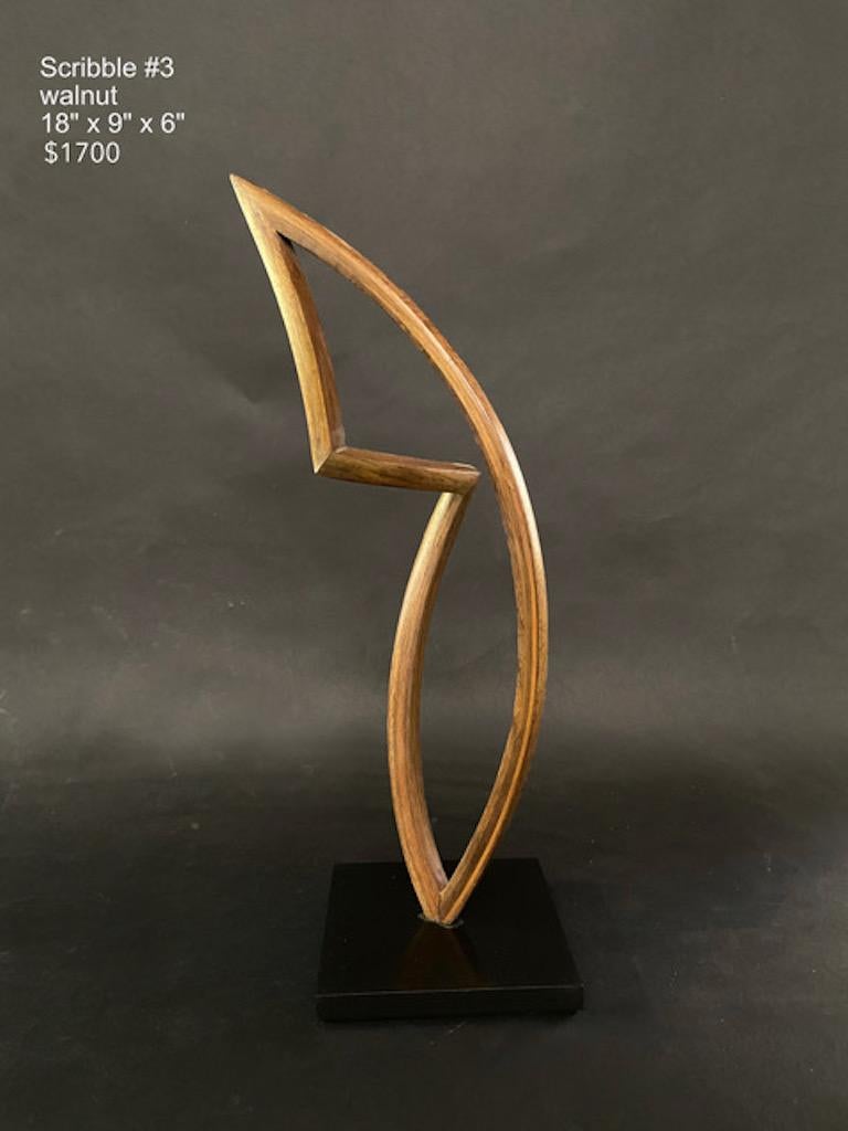 Medium: Walnut

As an artist I strive to create elegant sculptures that capture the true essence of the subject matter. Form, line and surface are used as the visual language. The figure is abstracted to a minimalist form, void of any superfluous