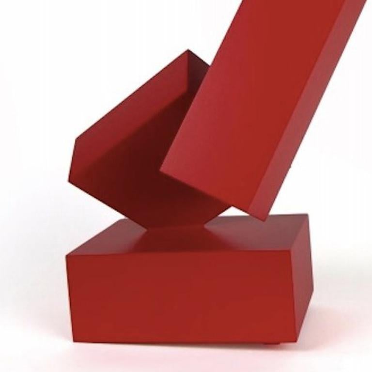 Rouge - Brown Abstract Sculpture by Joel Urruty