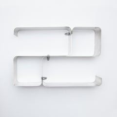 Joelle Ferlande Metal Sculptural Shelve, circa 1970
