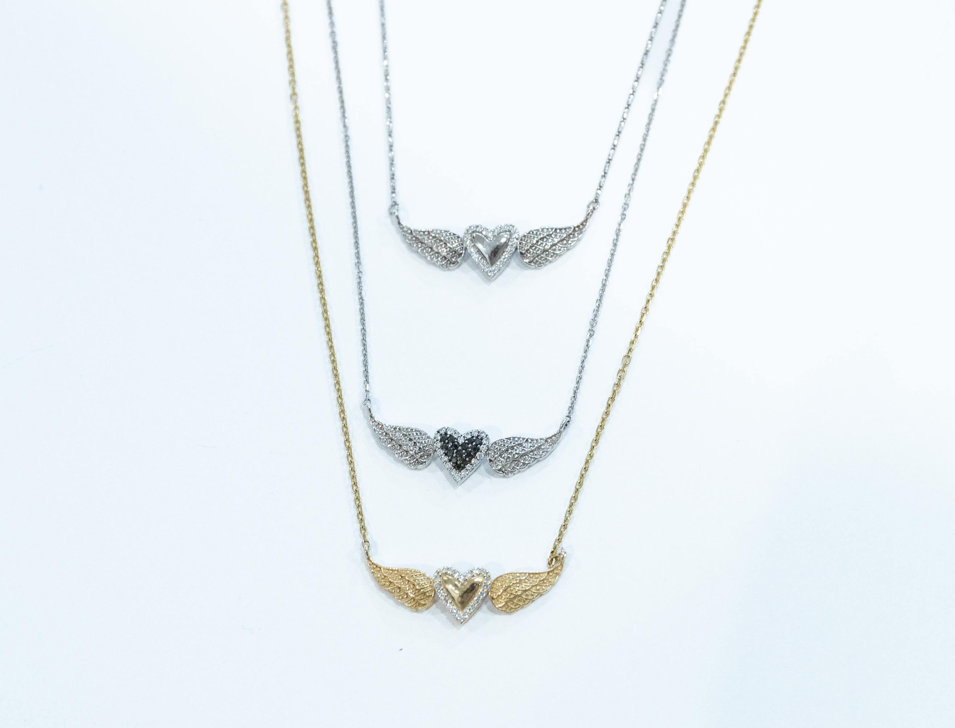 Cuore Joelle - Oro bianco in vendita 2