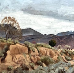 "Arroyo entre Nambe y Pojoaque en el nº 113" (1985) Por Joellyn Duesberry