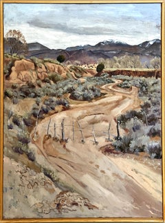 "Arroyo entre Nambe y Pojoaque en el nº 113" (1985) Por Joellyn Duesberry
