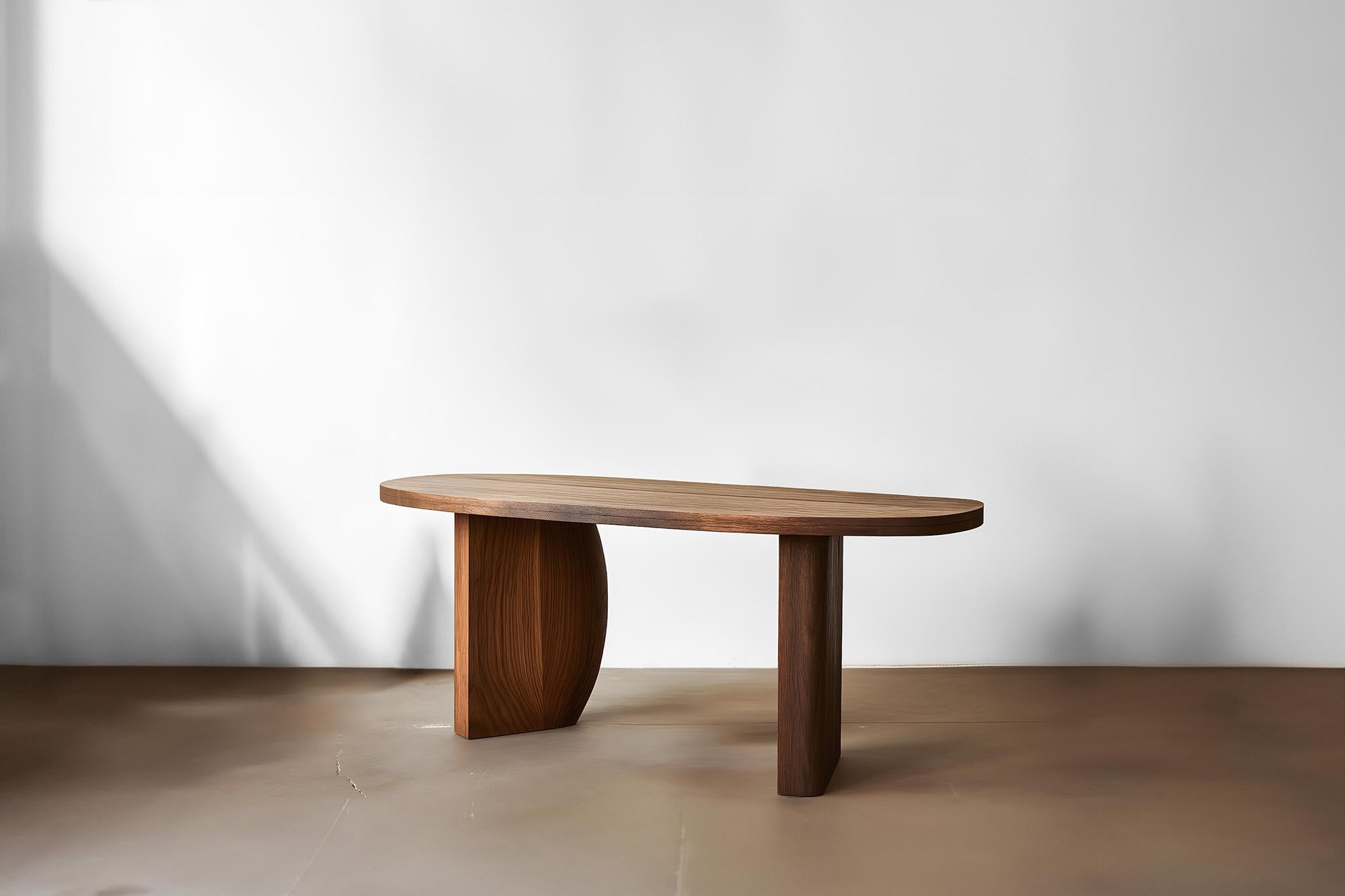 Mid-Century Modern Joel's Console 25 Functional, Decorative Appeal, Made of Wood For Sale