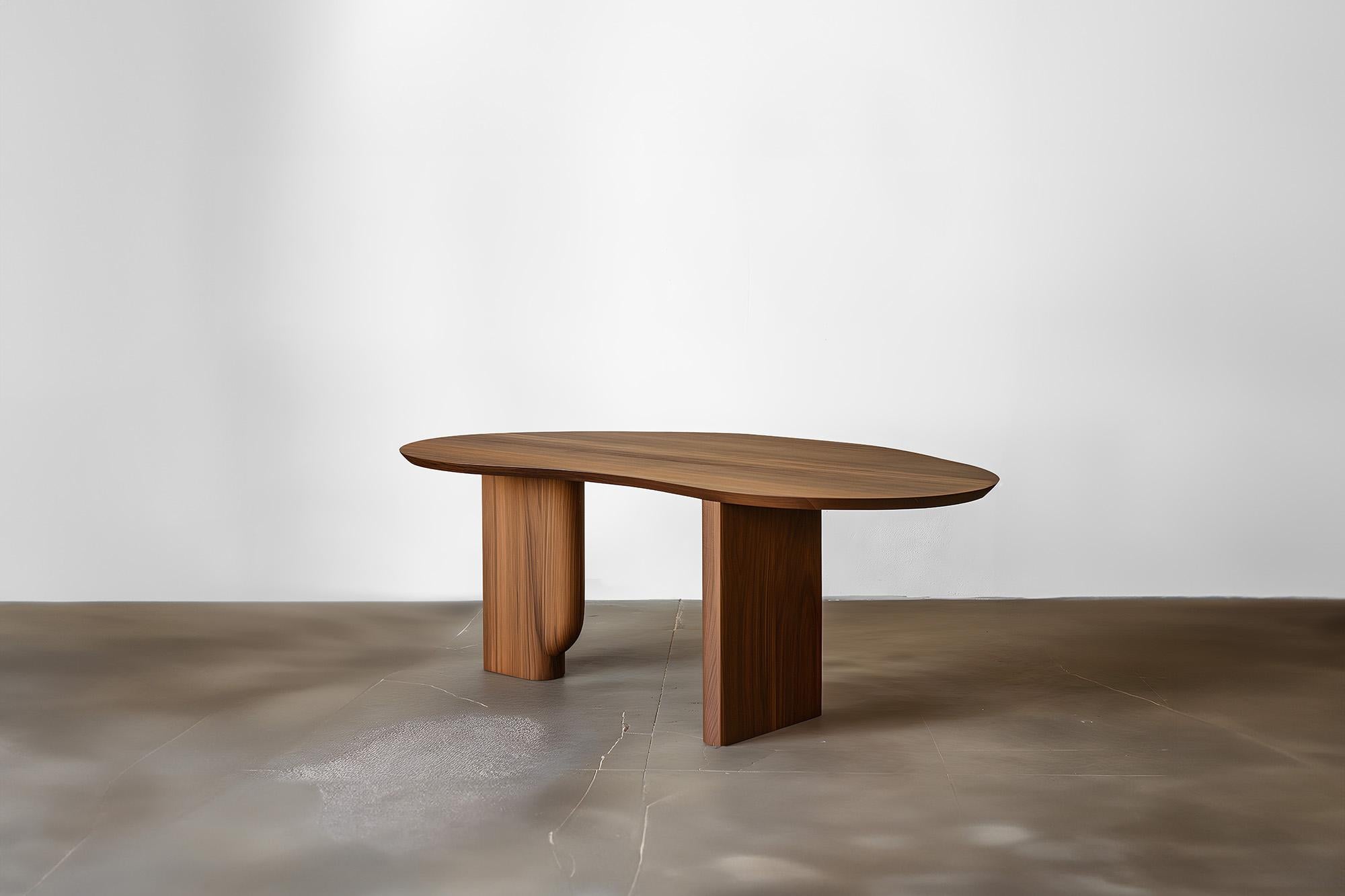 Mid-Century Modern Joel's Desk 10 Sleek Functionality, Multi-Purpose Use, Made of Wood For Sale