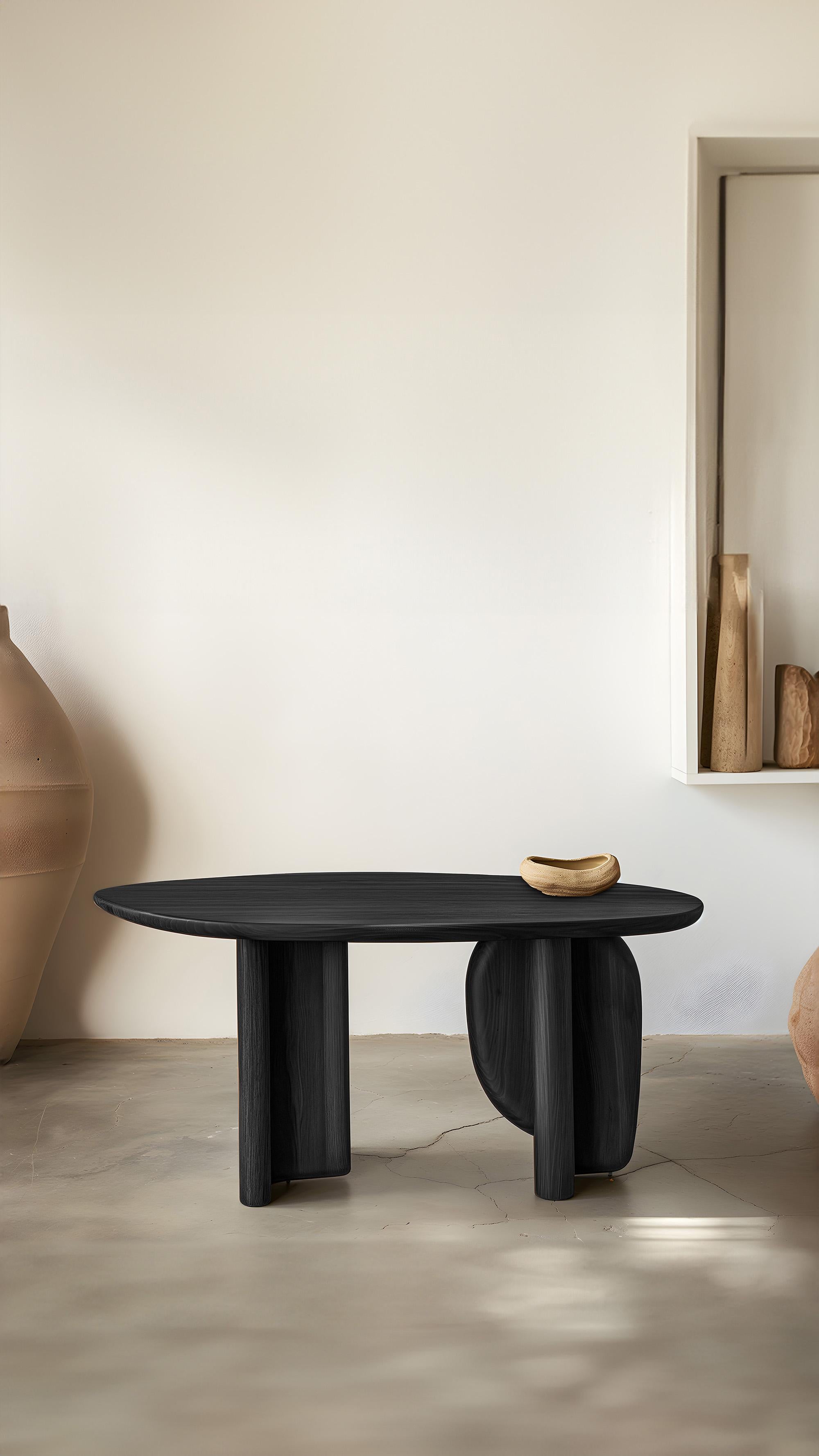 Contemporary Joel's Desk 17 Perfect Blend of Form and Function, Solid Wood For Sale