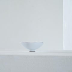 Joep Felder Mid Century Studio Pottery Bowl with 'Wavy' Decor, 1950s