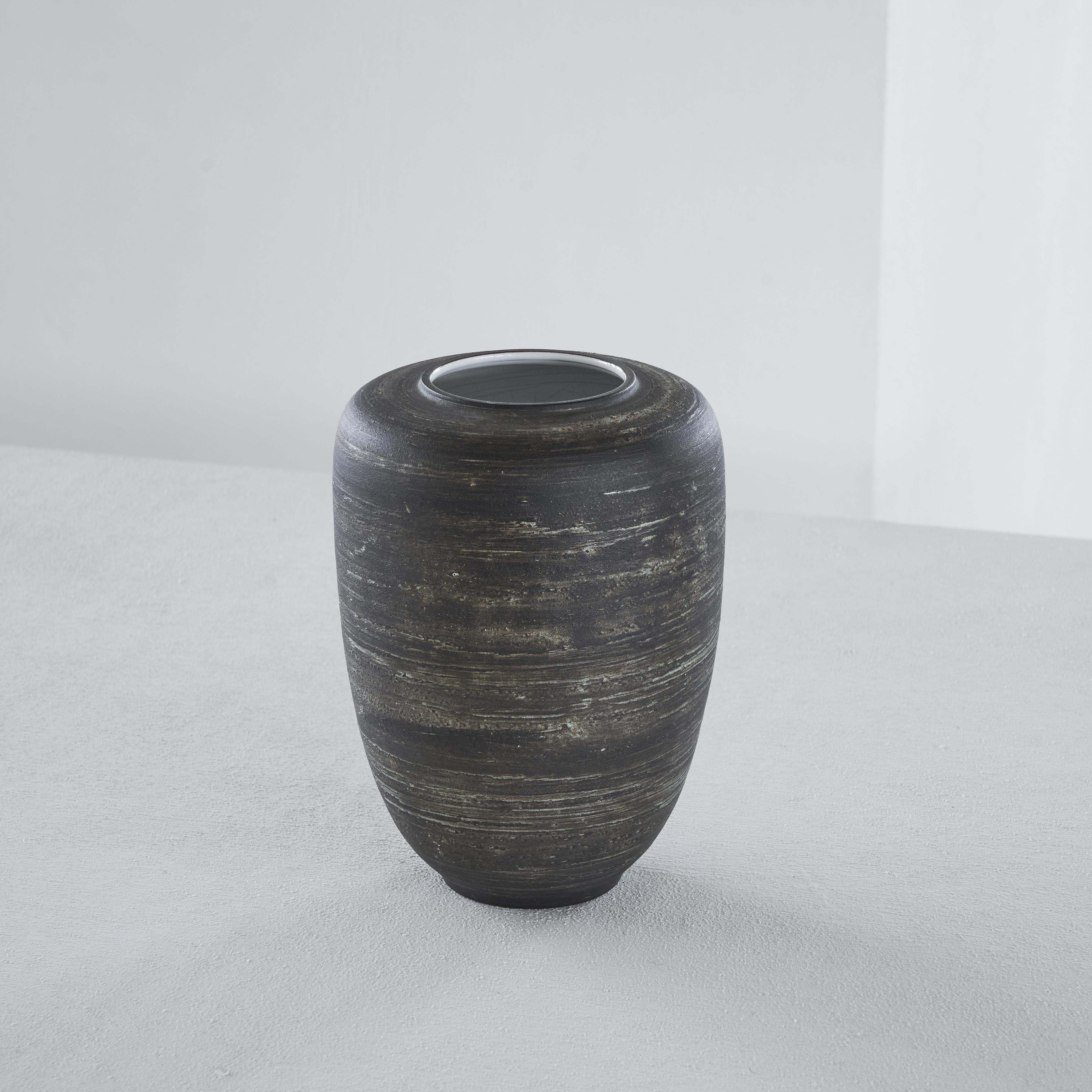 Joep Felder Midcentury Studio Pottery Vase, 1950s In Good Condition For Sale In Tilburg, NL
