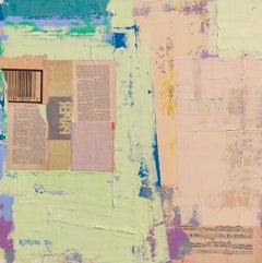 Composition with 'Paper', Abstract Painting