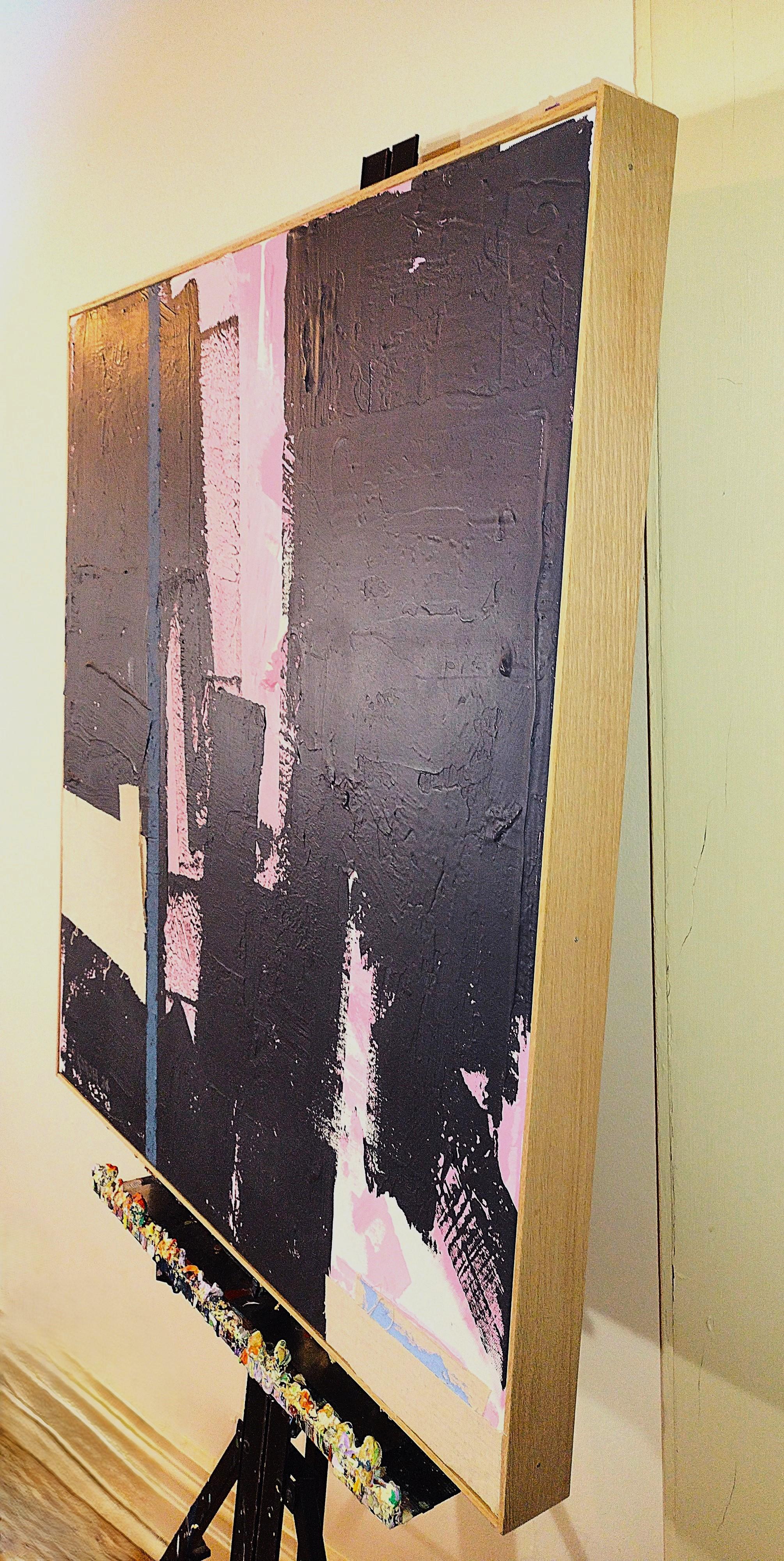 Dearborn Street rivisitata, Pittura astratta - Mixed Media Art Astratto di Joey Korom