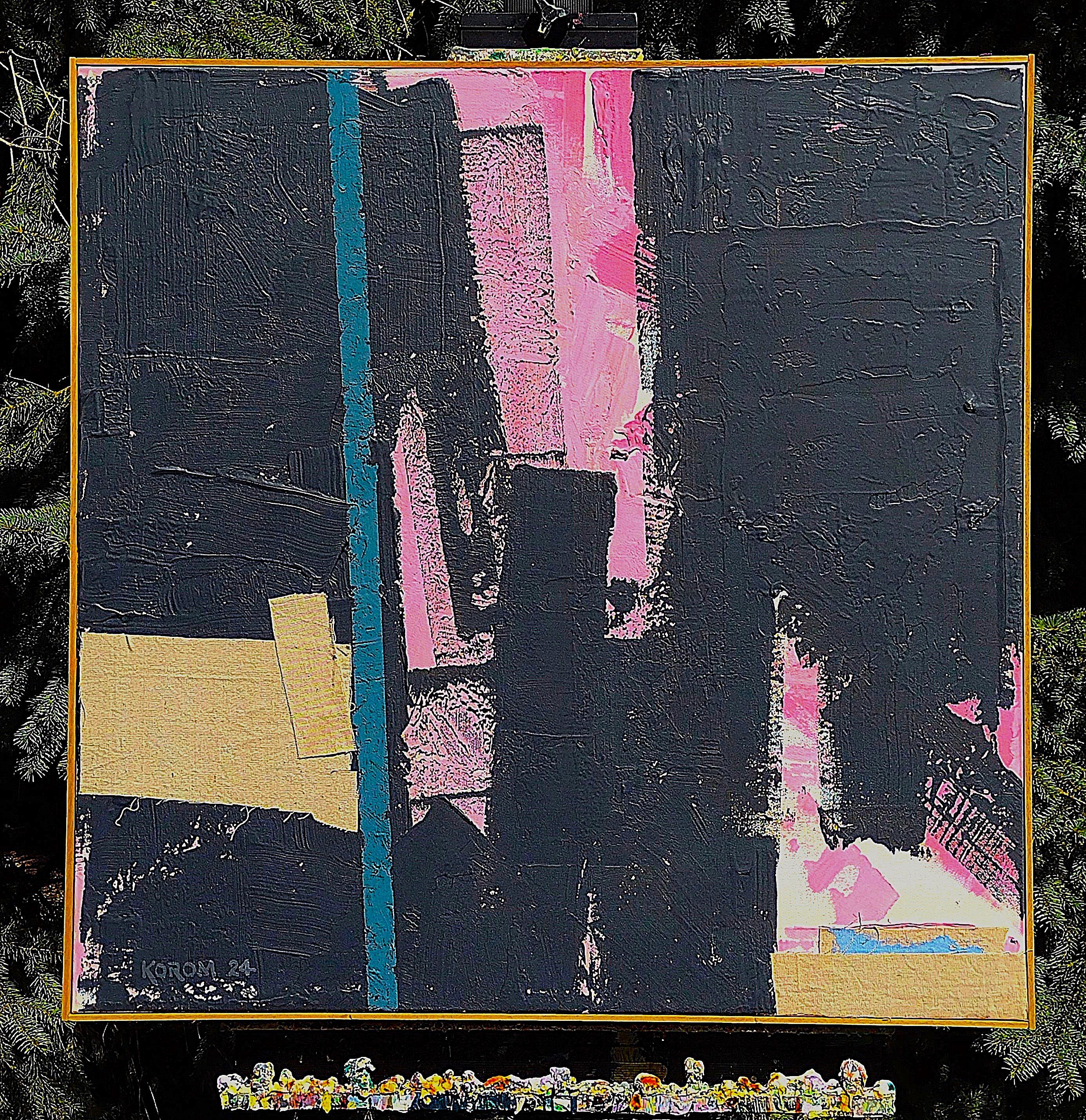 <p>Commenti dell'artista<br />Ombre urbane e scene di strada confuse ispirano questo dipinto, che cattura l'energia di Dearborn Street nel Loop di Chicago. Con una tavolozza di colori limitata, il grigio scuro sostituisce il nero. Forme forti e