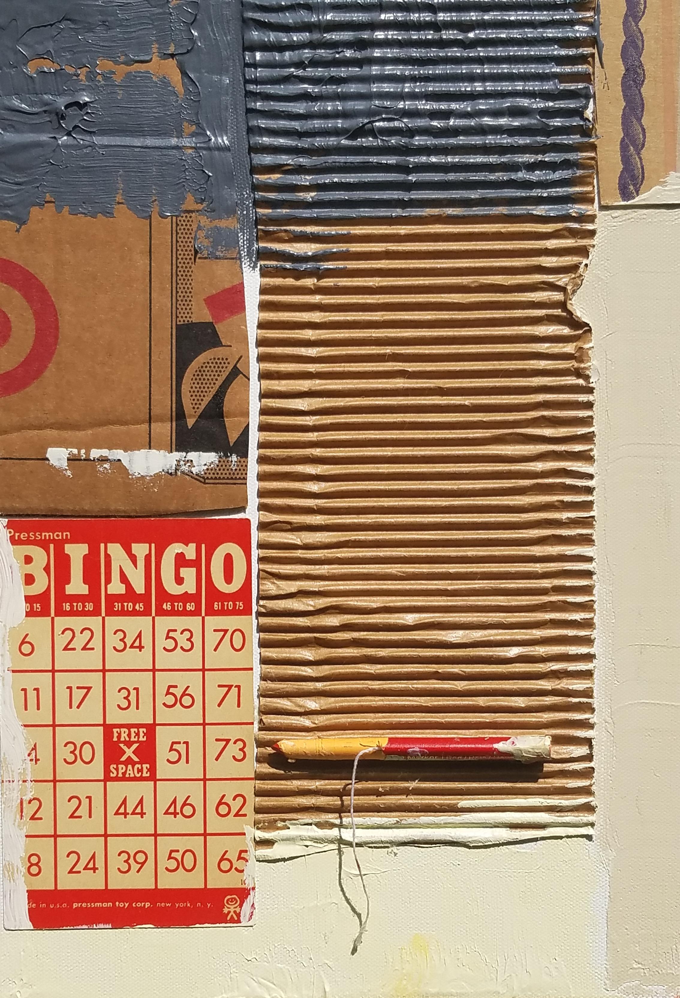 Jeu de sept heures, peinture abstraite en vente 1
