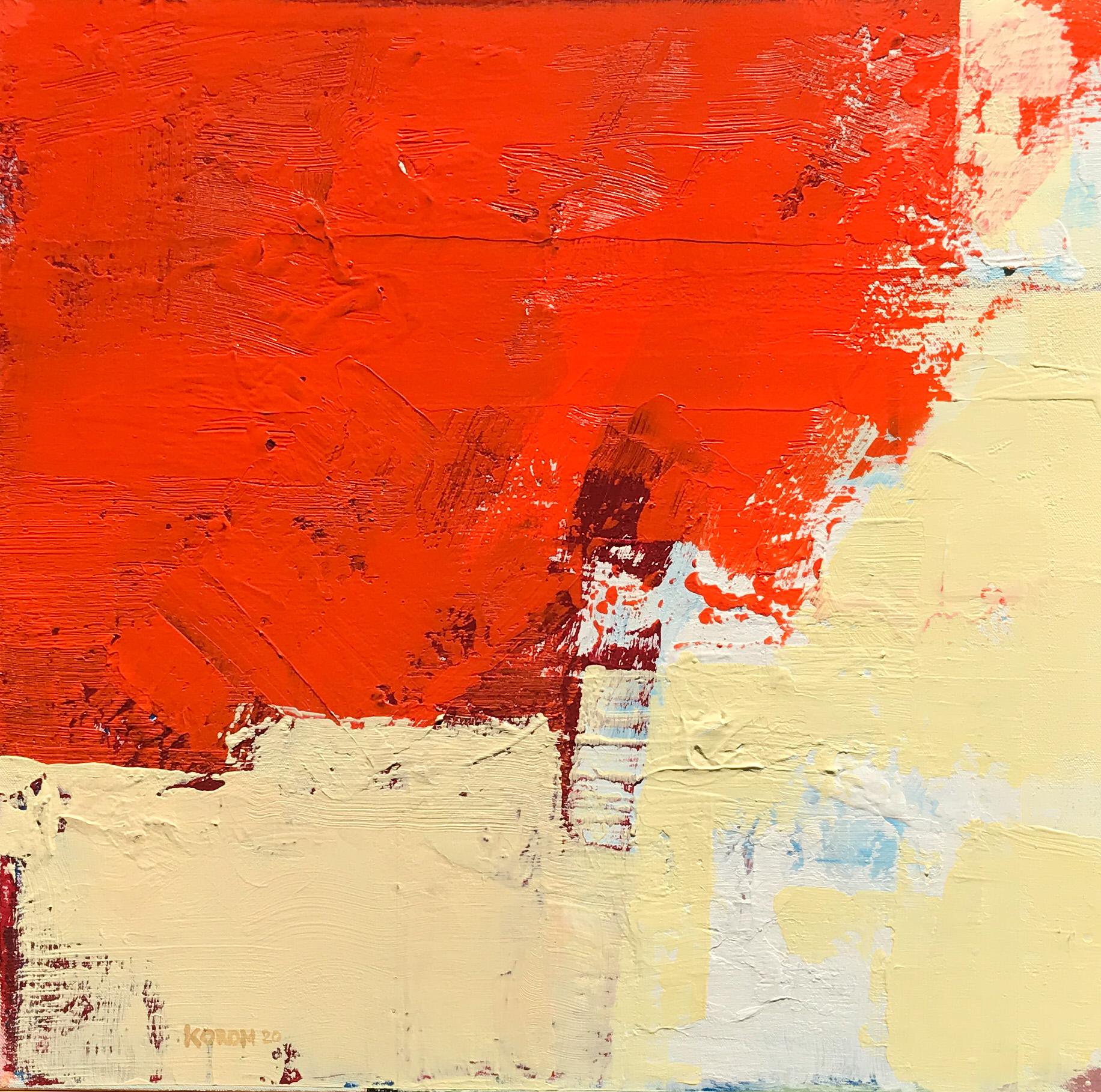 <p>Artist Comments<br /> This modern abstract is the third and final piece in artist Joey Korom's trilogy of Box paintings. "A celebration of orange has no competition here," Joey says. "There is no geometrics here as contrasted with the first two