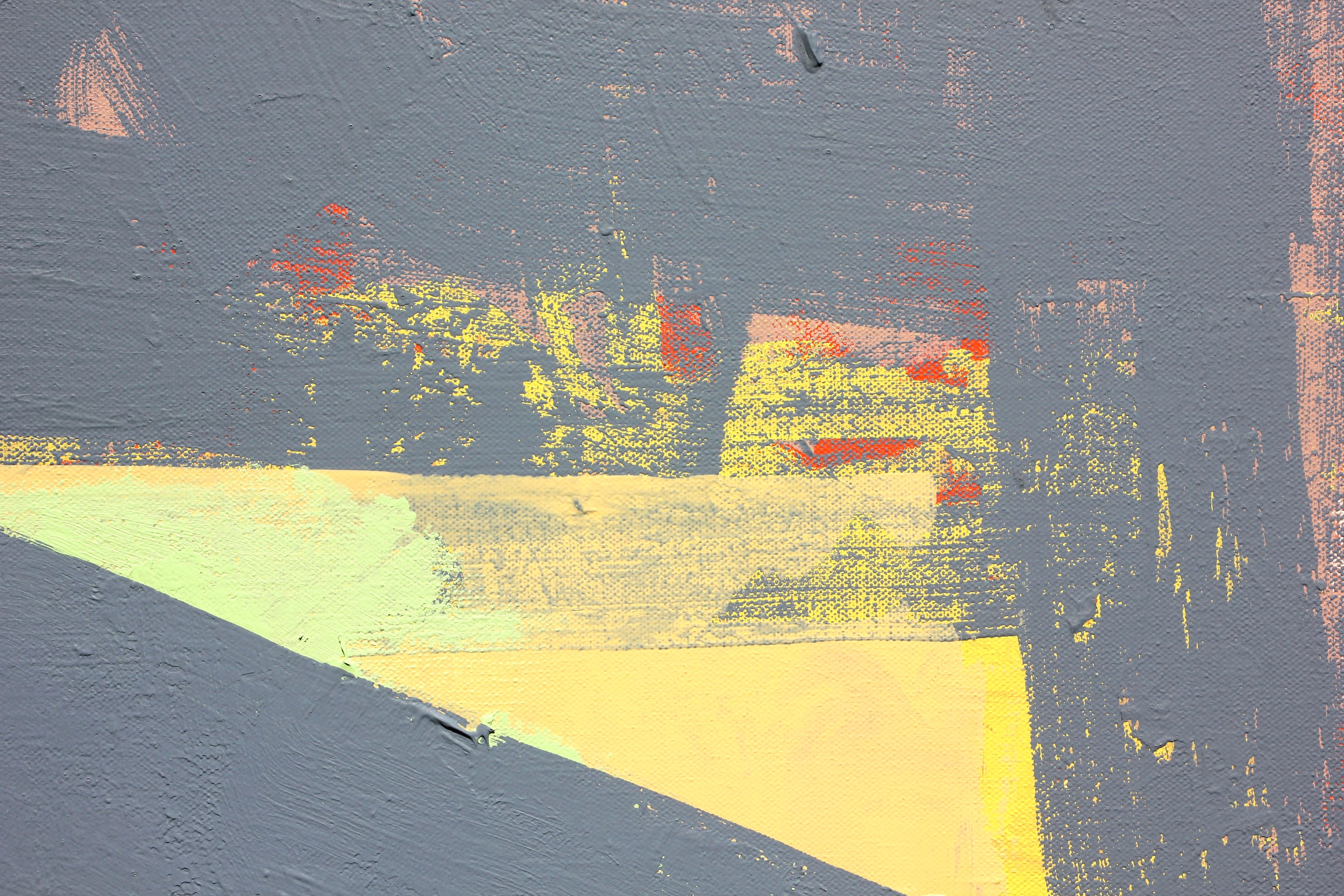 <p>Commentaires de l'artiste<br />L'artiste Joey Korom présente des œuvres abstraites aux tons neutres dans des structures subtilement organisées. Il exécute la pièce moderne dans des formes grises adjacentes suggérant des formes contemporaines