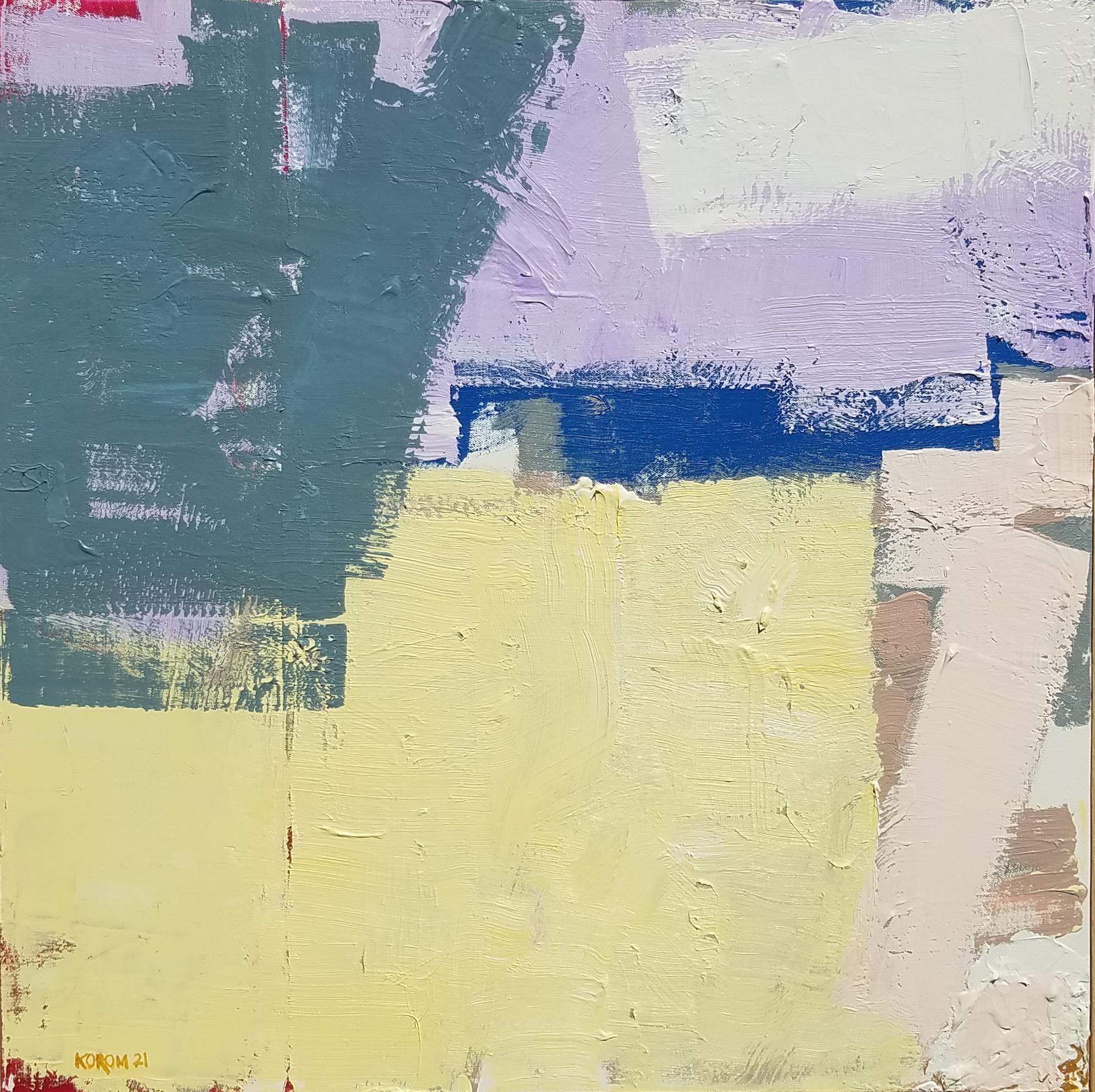Abstract Painting Joey Korom - Conversations, peinture abstraite