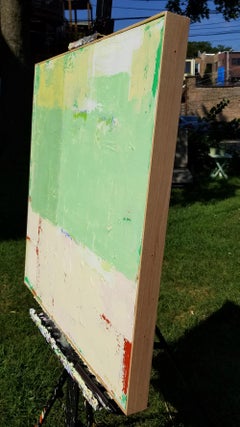 Peinture abstraite Greens' On Top