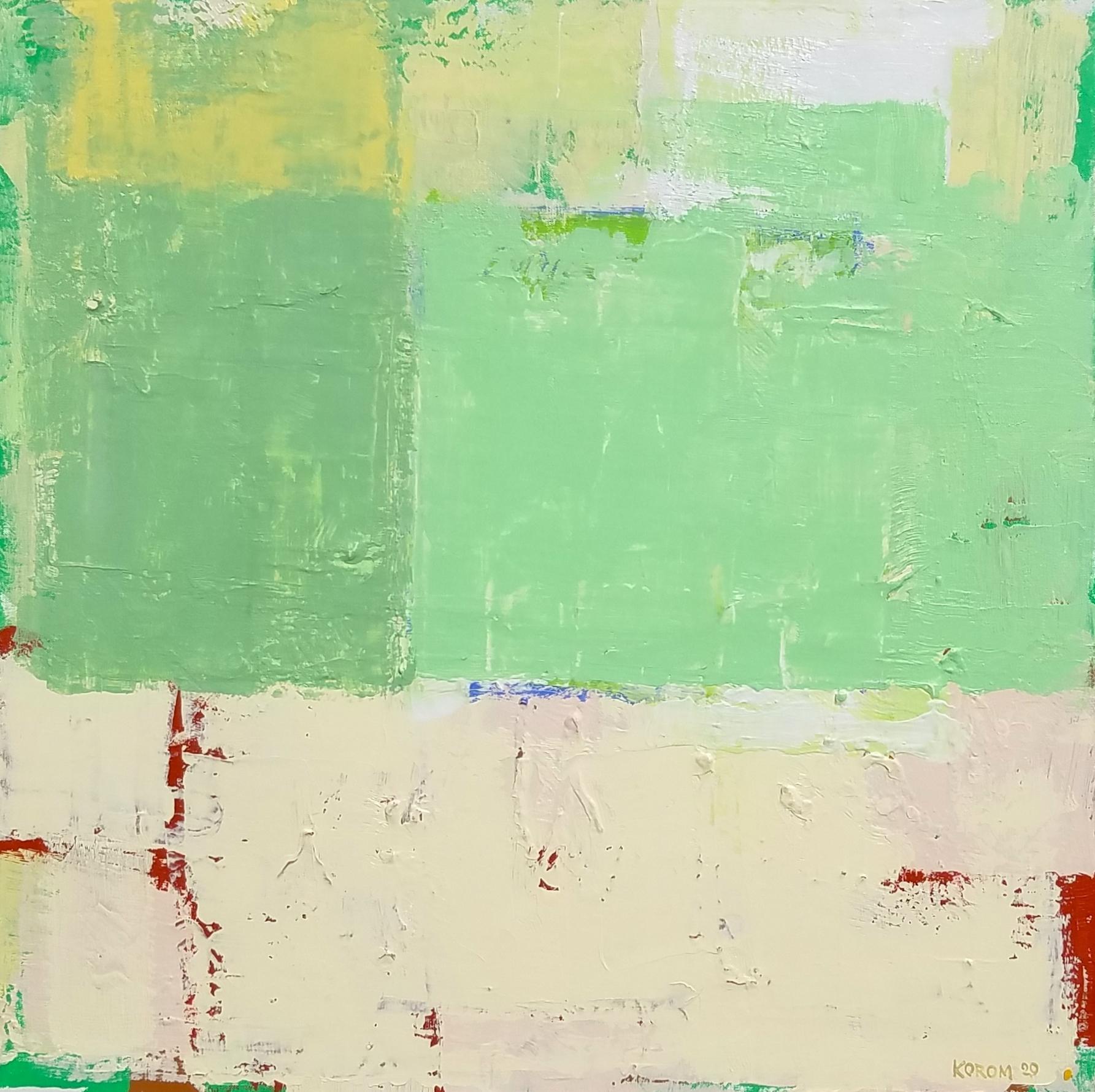 Abstract Painting di Joey Korom - Greene & Greene in cima, Pittura astratta