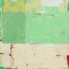 Greens' On Top, Abstract Painting