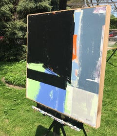 La poêle froide, peinture abstraite