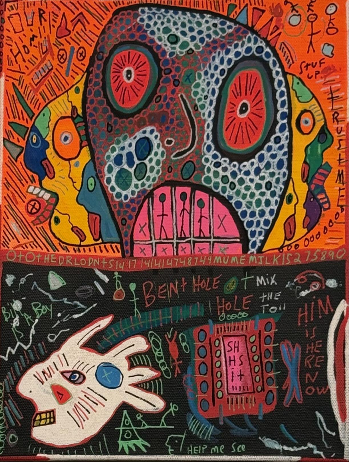 Abstract Painting di Joey Tepedino - I Bigli si sentono come dei grossi pollici