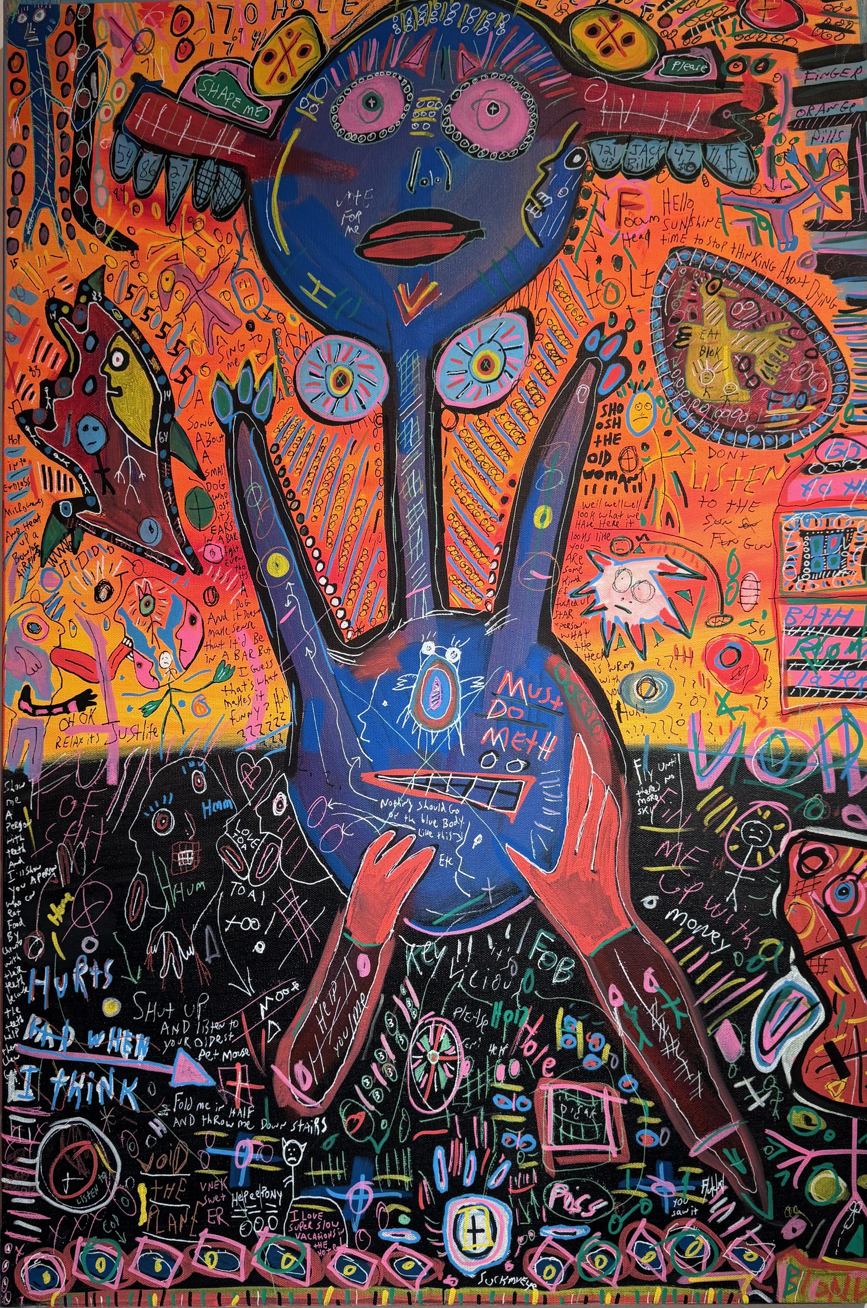 Abstract Painting Joey Tepedino - Fffrrrttt