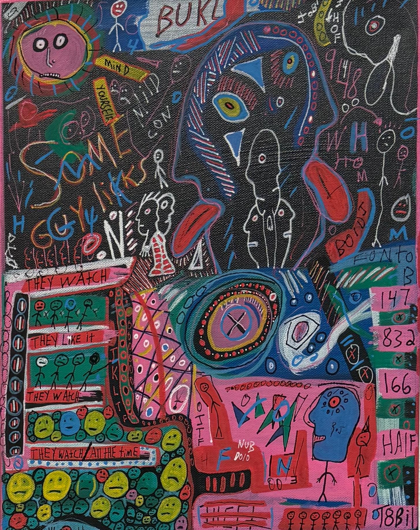 Joey Tepedino Abstract Painting - GON