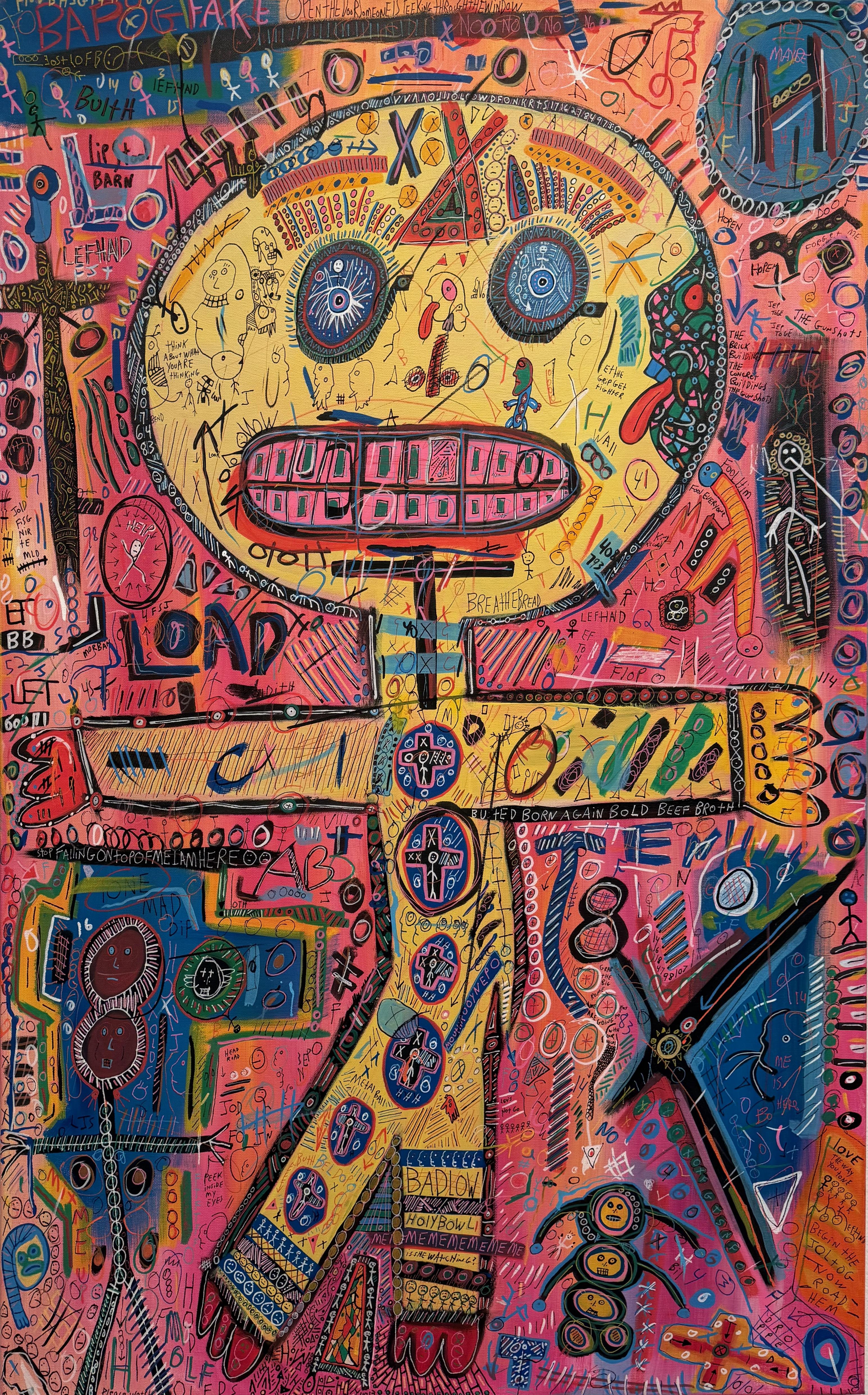 Joey Tepedino Abstract Painting - Left hand