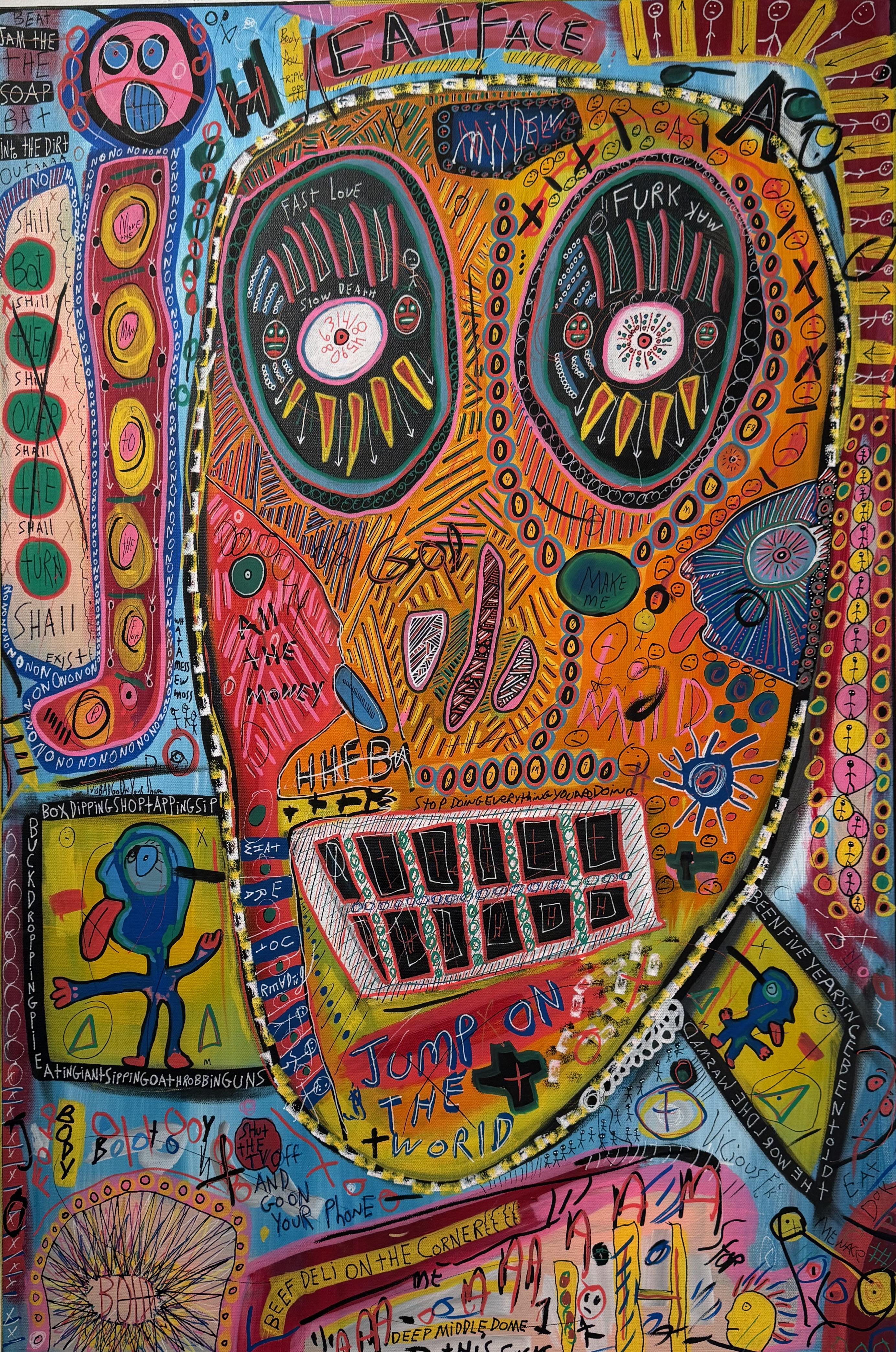 Abstract Painting de Joey Tepedino - Apaga la tele y entra en tu teléfono