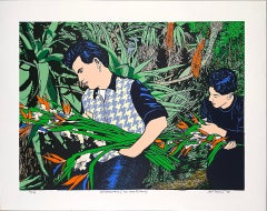 Remembrance (For Teddy and Arnie), sérigraphie de Joey Terrill