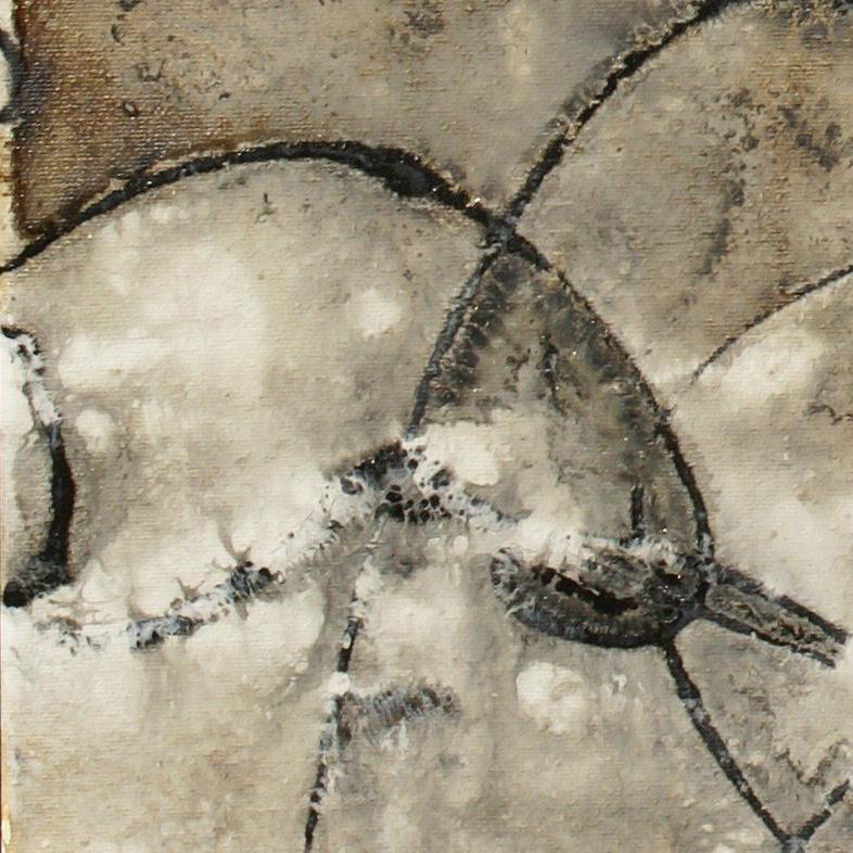 Cuts Leftover, Mixed Media on Canvas - Abstract Mixed Media Art by Joey Thate
