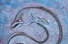 Electric Eel in Acryl auf Leinwand