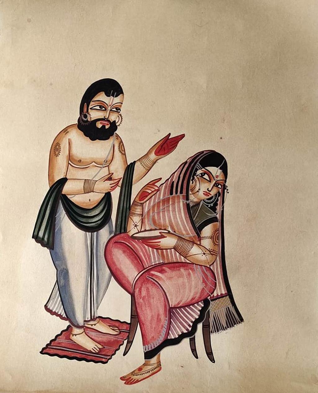 kalighat pat art