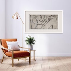 Untitled, Charcoal on Paper by Artist Jogen Chowdhury "In Stock