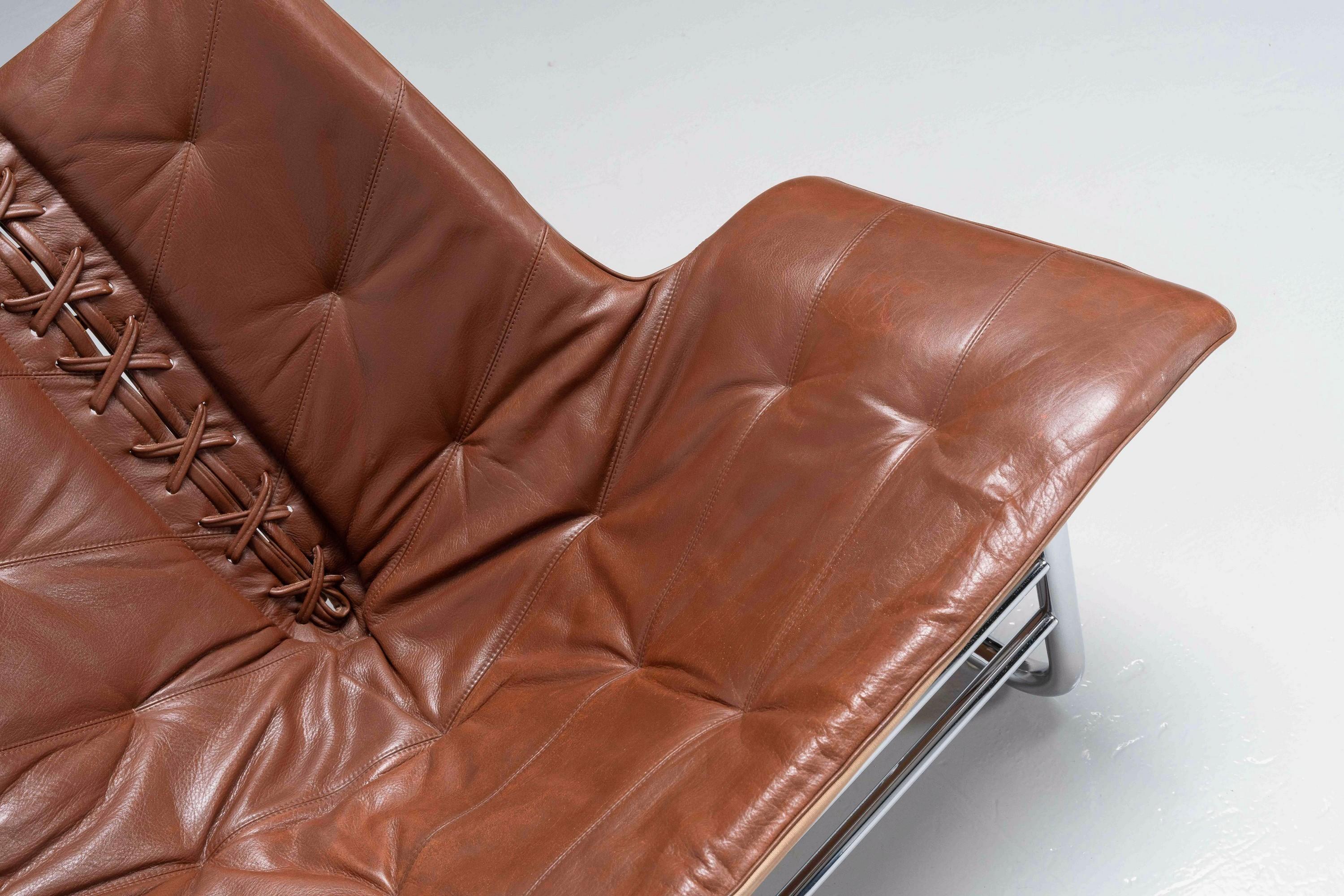 Johan Bertil Corset Lounge Chair Swed-Form Sweden 1970 For Sale 1