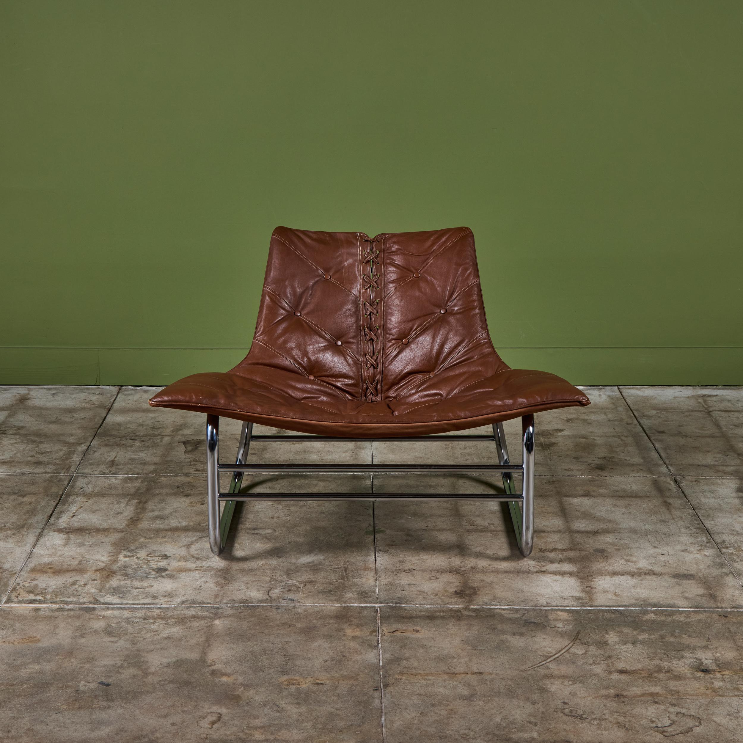 Suédois Johan Bertil Häggström Corset Lounge Chair for  Swed-Form en vente