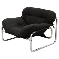 Johan Bertil Häggström Tubular Lounge Chair for Swed-Form, Sweden, 1970s