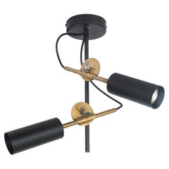 Johan Carpner 3452-8 STAV SPOT 2 Brass Ceiling Lamp by Konsthantverk