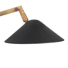 Johan Carpner Grenverk Raw Brass Long Wall Lamp by Konsthantverk