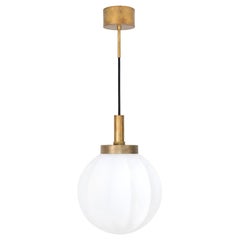 Johan Carpner Klyfta Medium Raw Brass Ceiling Lamp by Konsthantverk