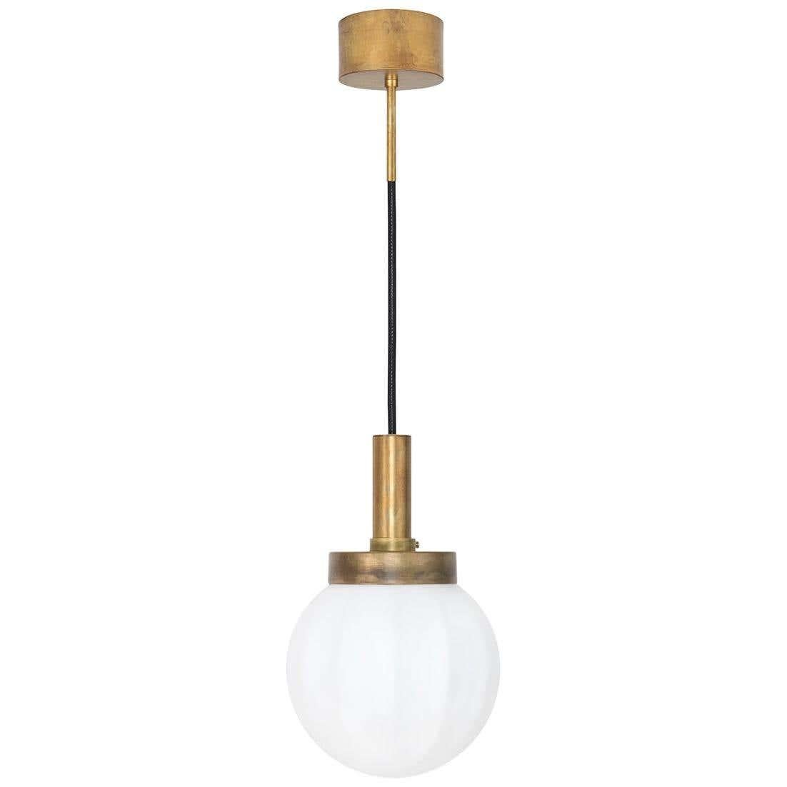 Johan Carpner Klyfta Small Raw Brass Ceiling Lamp by Konsthantverk For Sale 1